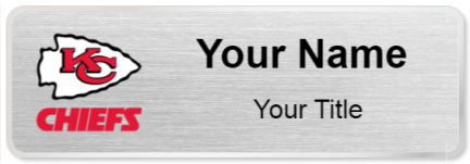 Custom name badges for Kansas City Chiefs