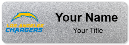 Custom name badges for Los Angeles Chargers