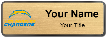 Custom name badges for Los Angeles Chargers