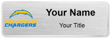 Custom name badges for Los Angeles Chargers