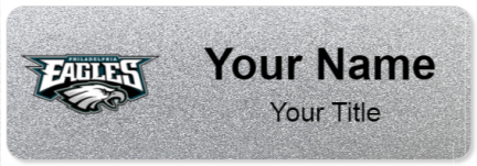 Custom name badges for Philadelphia Eagles