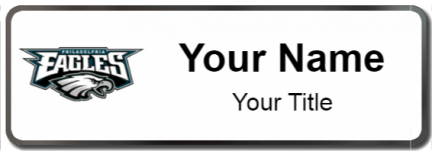 Custom name badges for Philadelphia Eagles