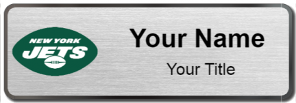 Custom name badges for New York Jets