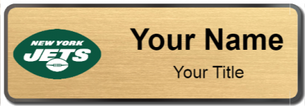 Custom name badges for New York Jets