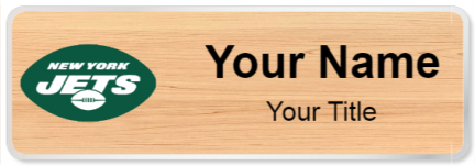Custom name badges for New York Jets