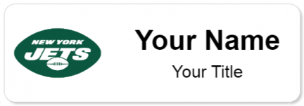 Custom name badges for New York Jets