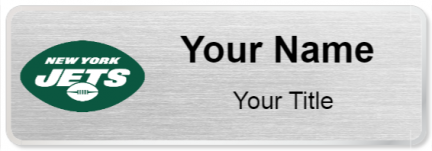 Custom name badges for New York Jets