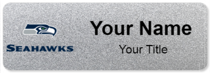 Custom name badges for Seattle Seahawks