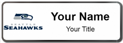 Custom name badges for Seattle Seahawks