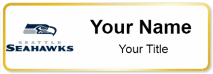 Seattle Seahawks Name Tags - NameBadge.com