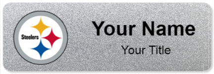 Custom name badges for Pittsburgh Steelers