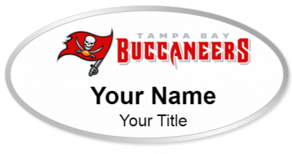 Custom name badges for Tampa Bay Buccaneers