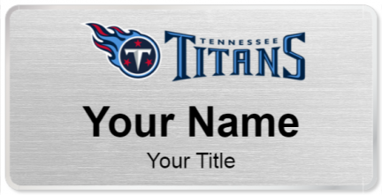 Custom name badges for Tennessee Titans