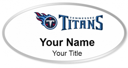 Custom name badges for Tennessee Titans