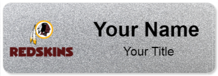 Custom name badges for Washington Redskins