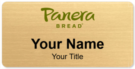 Custom name badges for Panera Bread