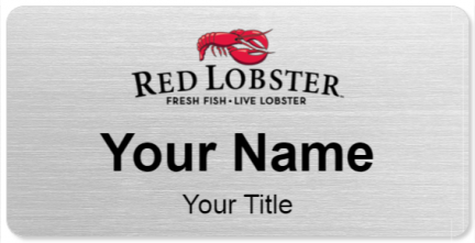 Custom name badges for Red Lobster