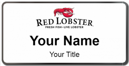 Custom name badges for Red Lobster