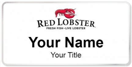Custom name badges for Red Lobster