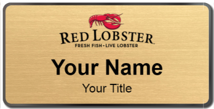 Custom name badges for Red Lobster