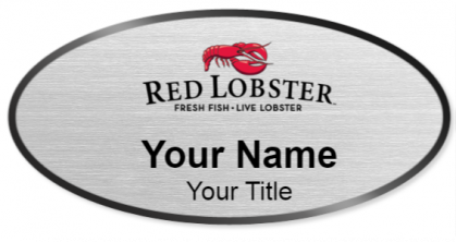 Custom name badges for Red Lobster