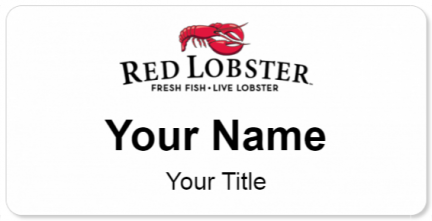 Custom name badges for Red Lobster