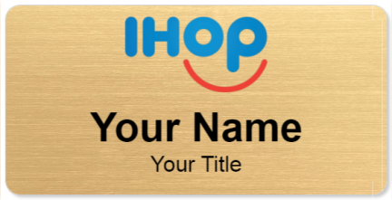 Custom name badges for IHOP