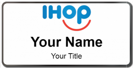 Custom name badges for IHOP