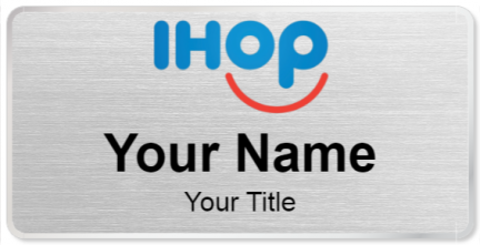 Custom name badges for IHOP