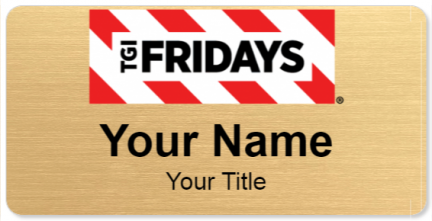 Custom name badges for TGI Fridays