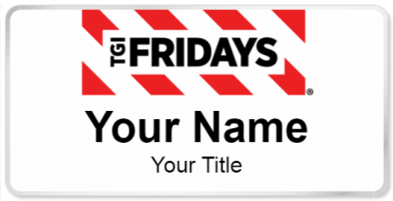 Custom name badges for TGI Fridays