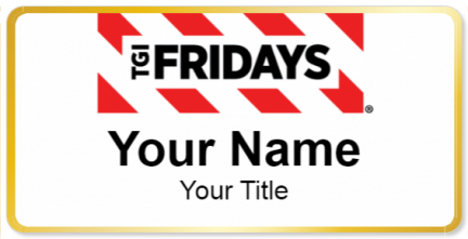 Custom name badges for TGI Fridays