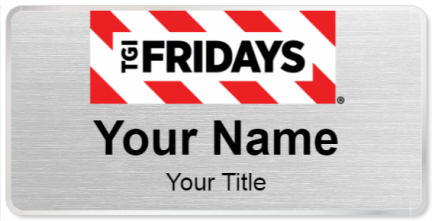 Custom name badges for TGI Fridays