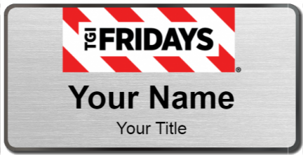 Custom name badges for TGI Fridays
