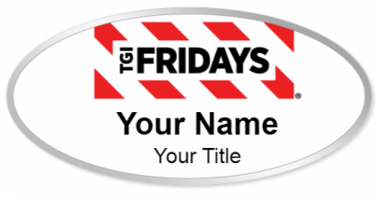 Custom name badges for TGI Fridays