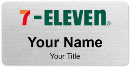 Custom name badges for 7 Eleven