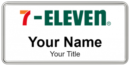 Custom name badges for 7 Eleven