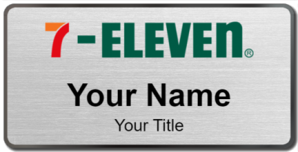 Custom name badges for 7 Eleven
