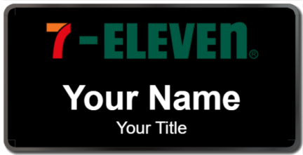 Custom name badges for 7 Eleven