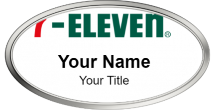 Custom name badges for 7 Eleven