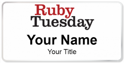 Custom name badges for Ruby Tuesday