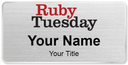 Custom name badges for Ruby Tuesday