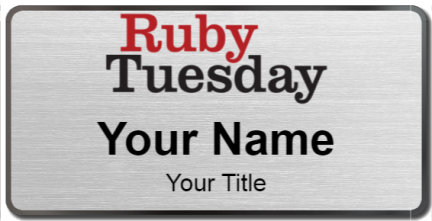 Custom name badges for Ruby Tuesday