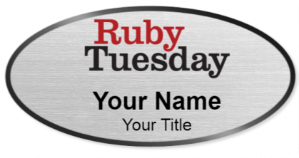 Custom name badges for Ruby Tuesday