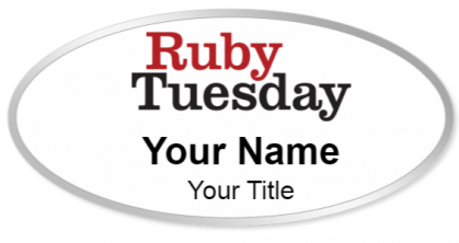 Custom name badges for Ruby Tuesday