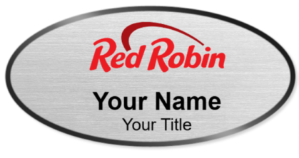 Custom name badges for Red Robin