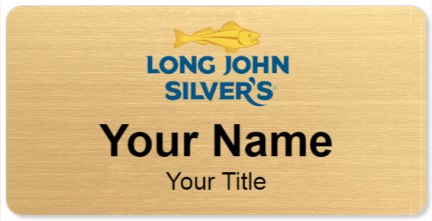 Custom name badges for Long John Silvers