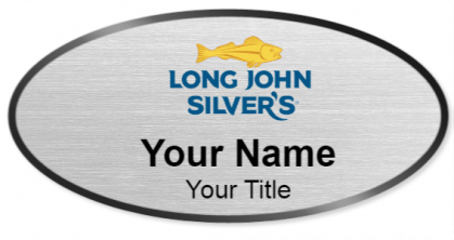 Custom name badges for Long John Silvers