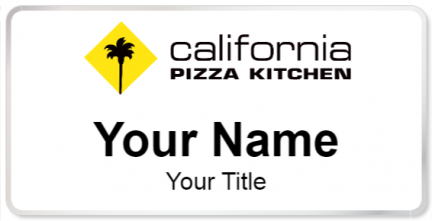 Custom name badges for California Pizza Kitchen