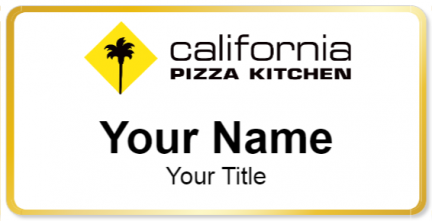Custom name badges for California Pizza Kitchen
